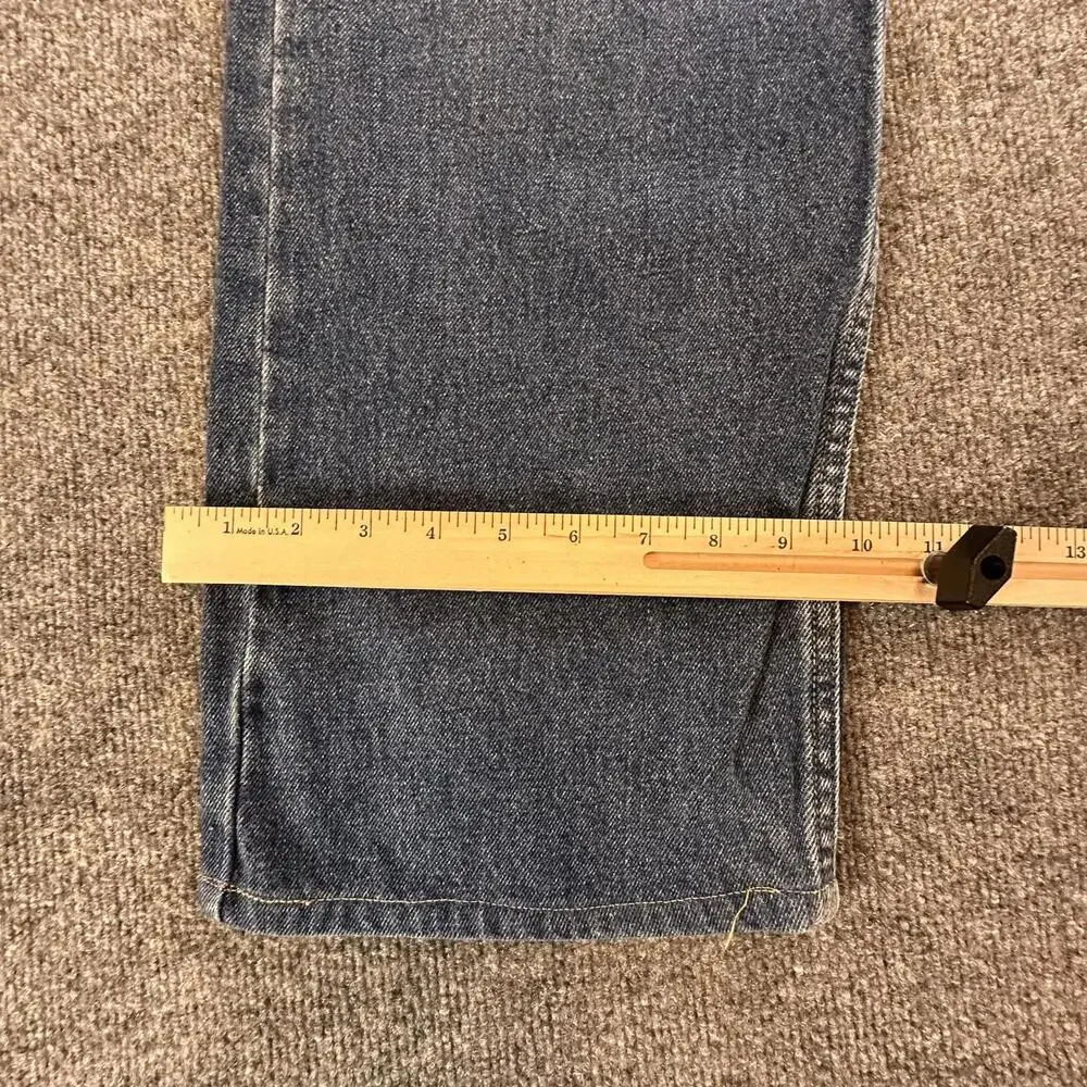 Levi's 505 Regular Fit Straight Leg Jeans - Size 42L32 - Black Label‎ - 22